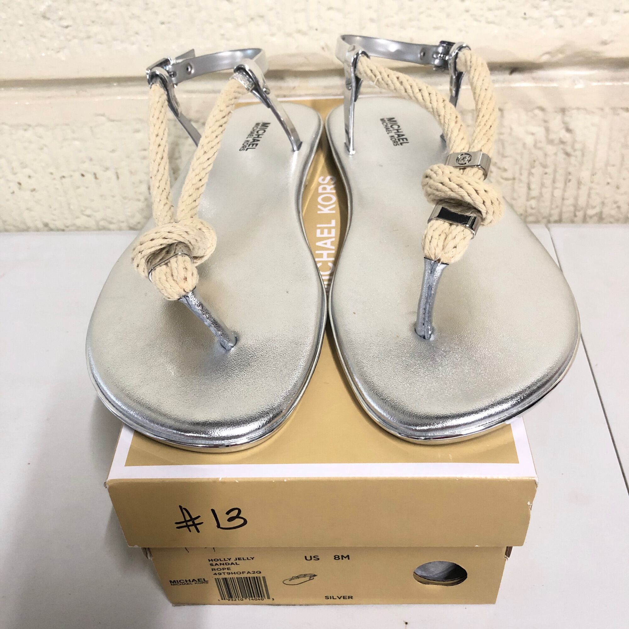 SALE Original Michael Kors Sandals from U.S. MK Silver