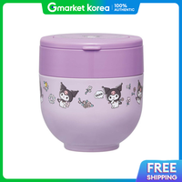 Skater | Kuromi Flower Retro Foldable Handle Insulated Lunchbox 540ml