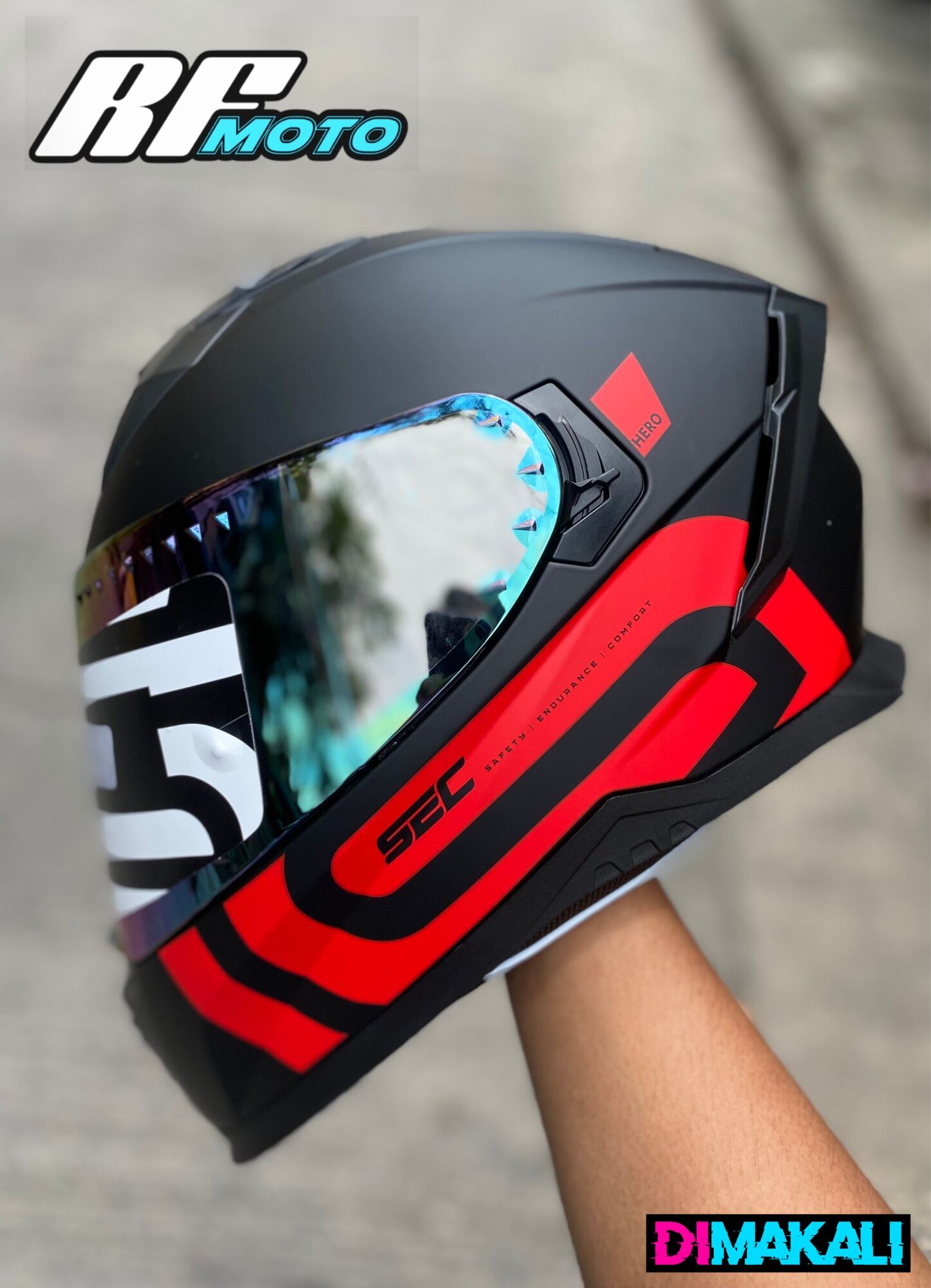SEC HERO FULL FACE HELMET SALE! with FREEBIES!. 