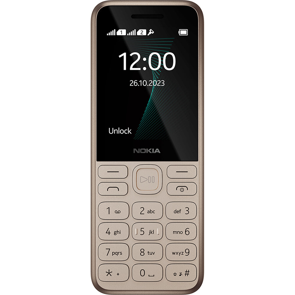 Nokia / Nokia 130 2023 2G Backup Phone MP3 FM Radio MicroUSB LED 2SIM 1450mAh 2.4-inch Flashlight Nokia Physical Buttons Elderly Phone