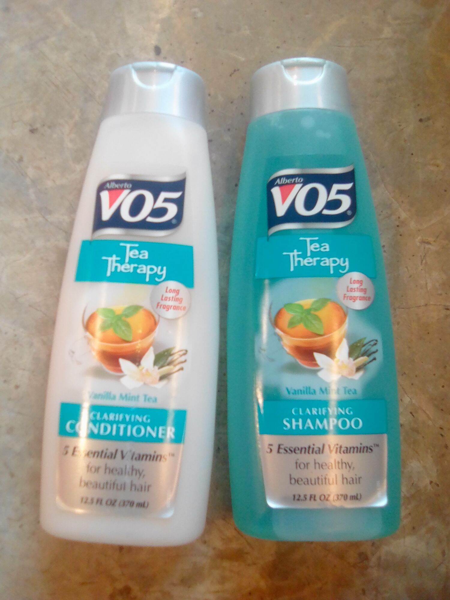 VO5 Vanilla Mint Tea Clarifying Shampoo and Conditioner