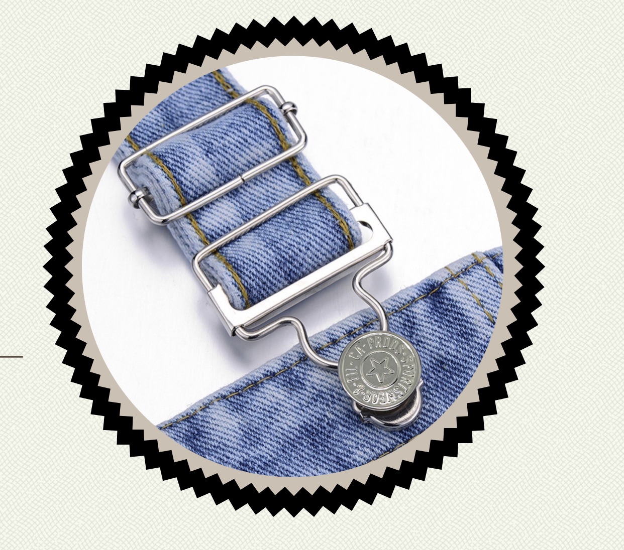 Jeans Button] Detachable 17mm Pants Button Replacement Jean