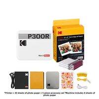 Kodak | Mini3 Retro Portable Photo Printer Bluetooth Thermal Transfer 4PASS Heat Sublimation Imaging Compact Design for Smartphone Printing Gift for Men Women