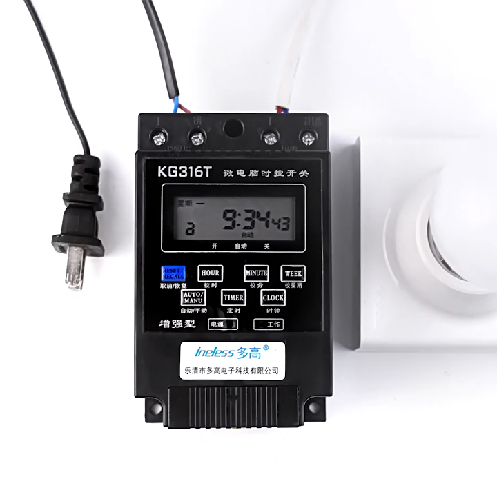 High Power Smart Timer Switch AC 220V 10A 30A for Billboard and Road ...