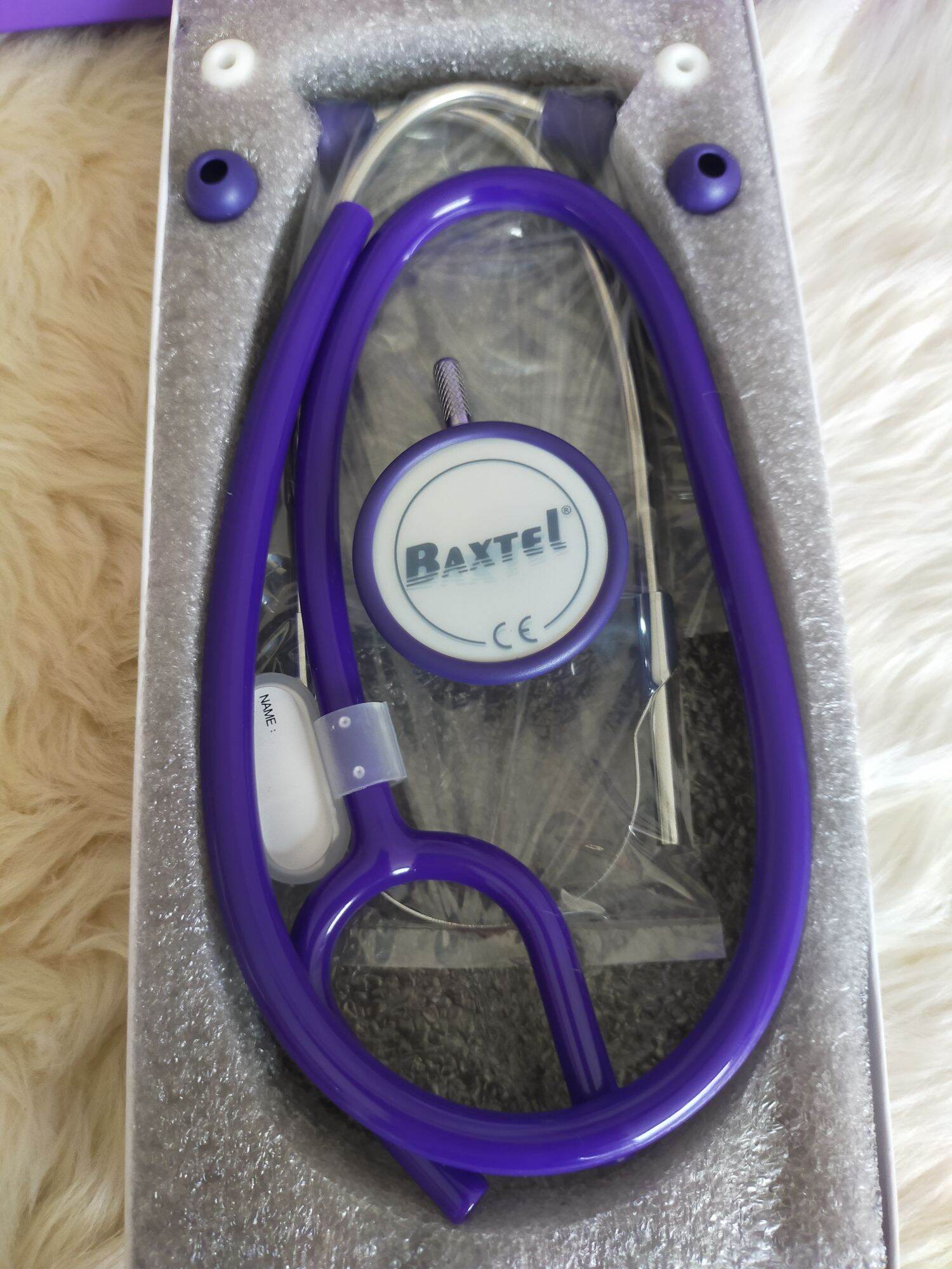 Baxtel Deluxe Stethoscope Violet Adult