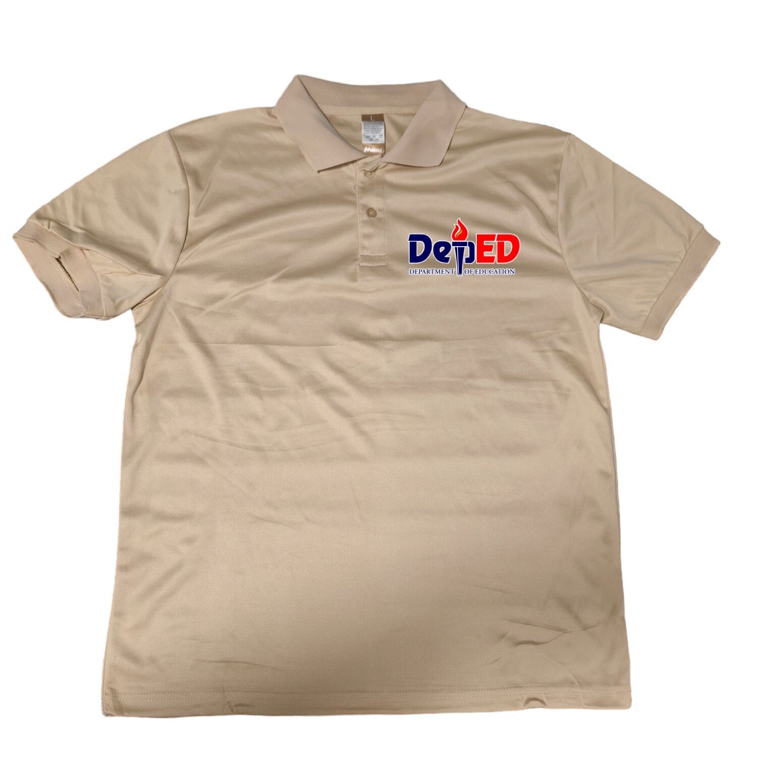 Customized DEPED MATATAG Khaki Drifit Polo Shirt | Lazada PH