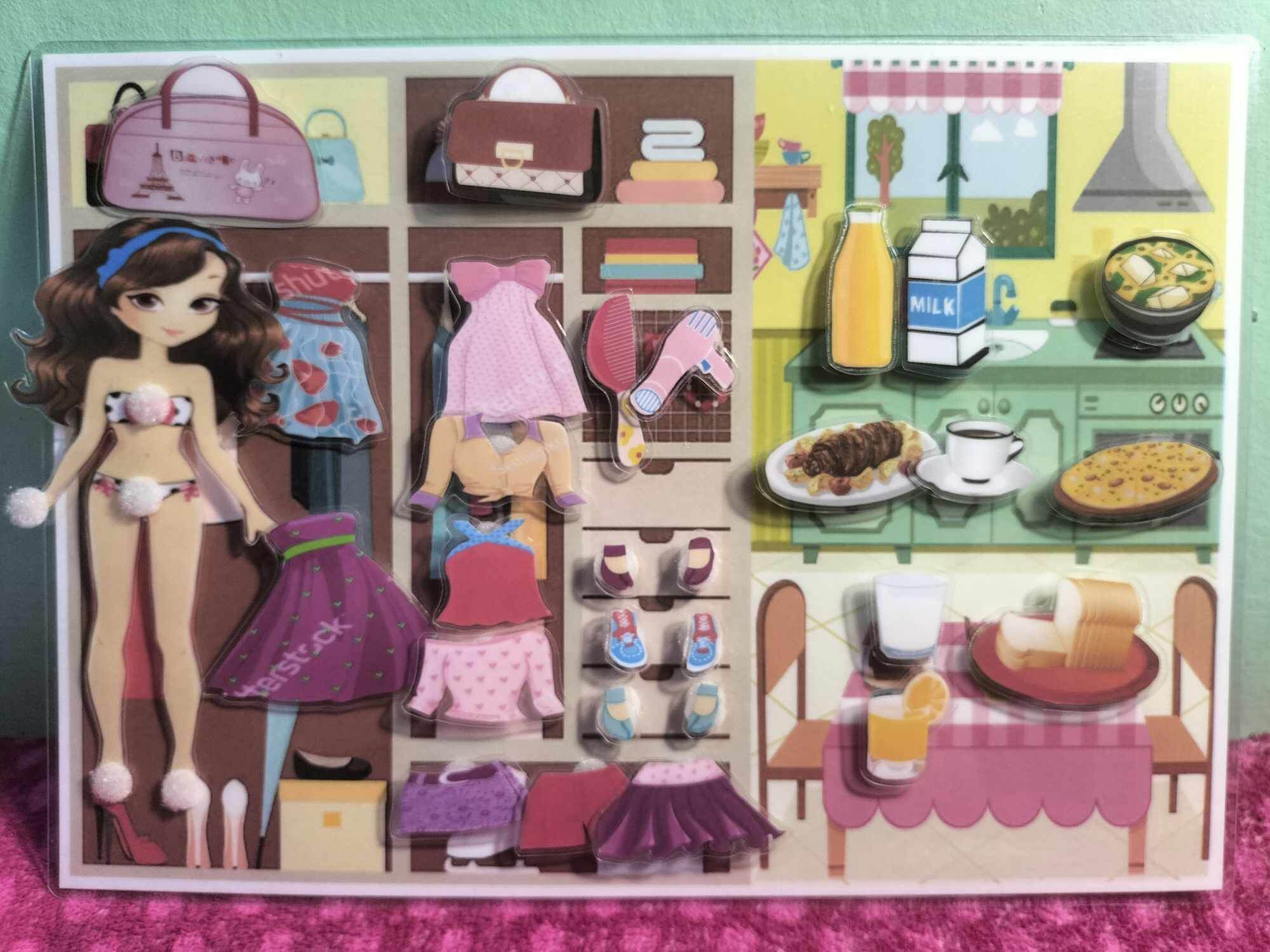 Laminated Paper dolls ( A4 250mic ) with velcro tape Lazada PH