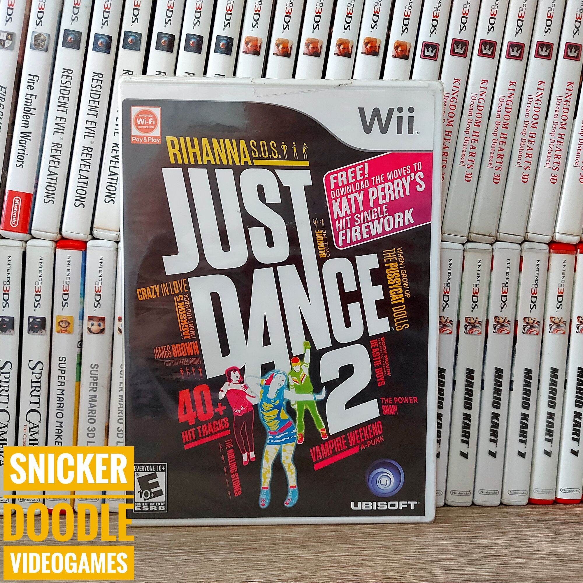 Wii Brand New Nintendo Games: Just Dance 2•Just Dance 3•Just Dance