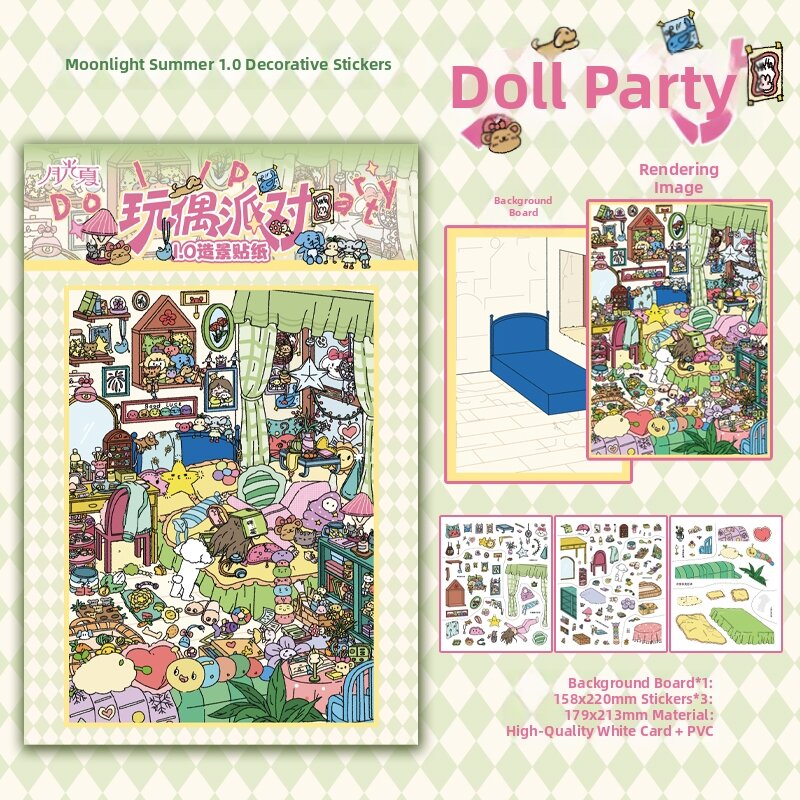 Decoration Miniature Scene Wall Stickers