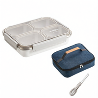 Misanbroo | Large Capacity Compartment Bento Box