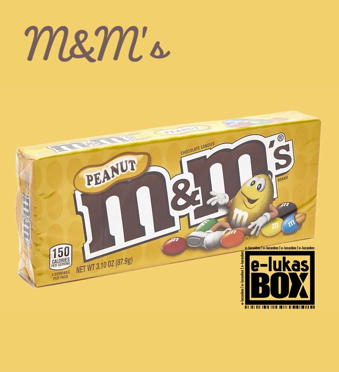 M&M's Chocolate Candies, Peanut - 3.10 oz