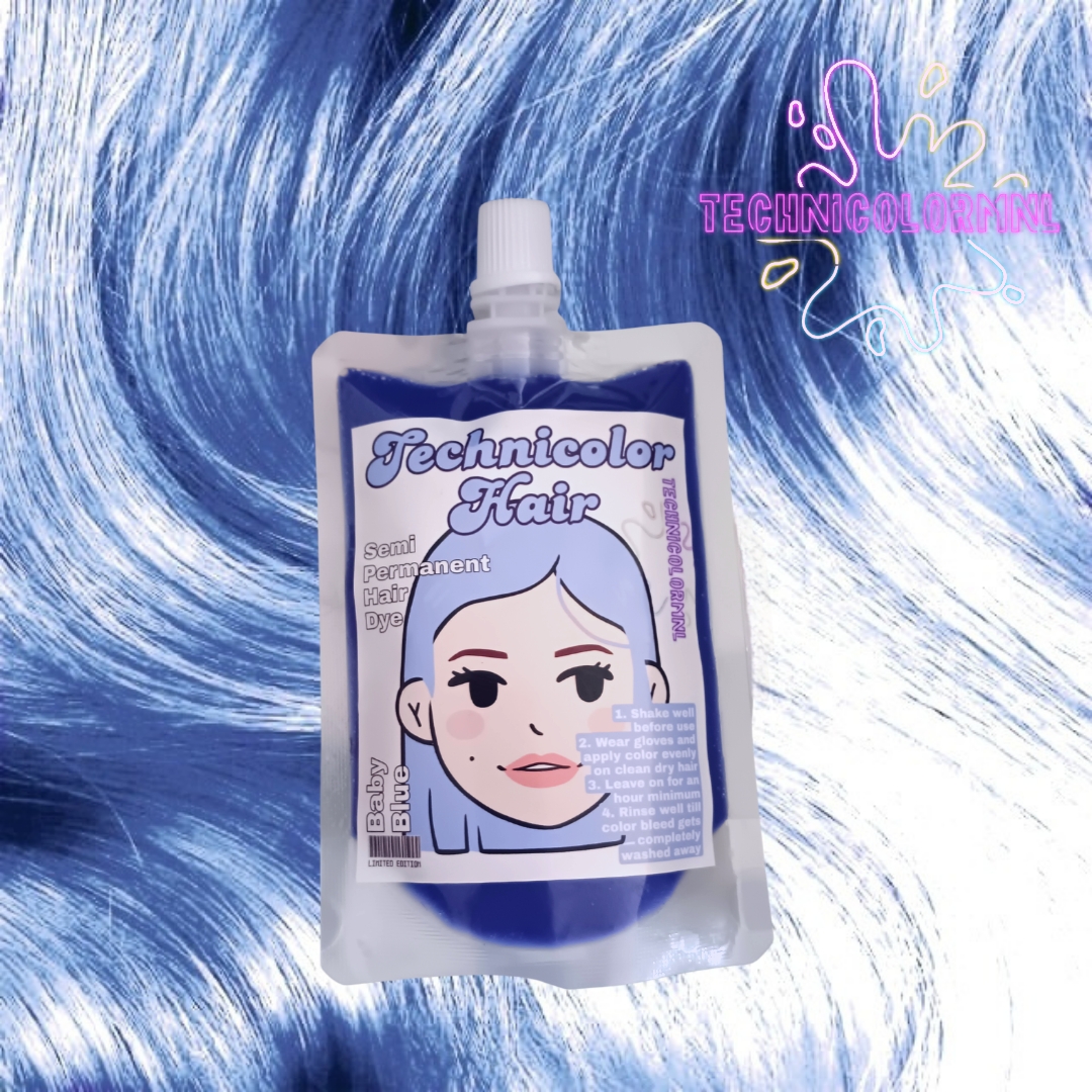 Baby Blue 80ml Technicolor Hair Semi Permanent Hair Dye | Lazada PH