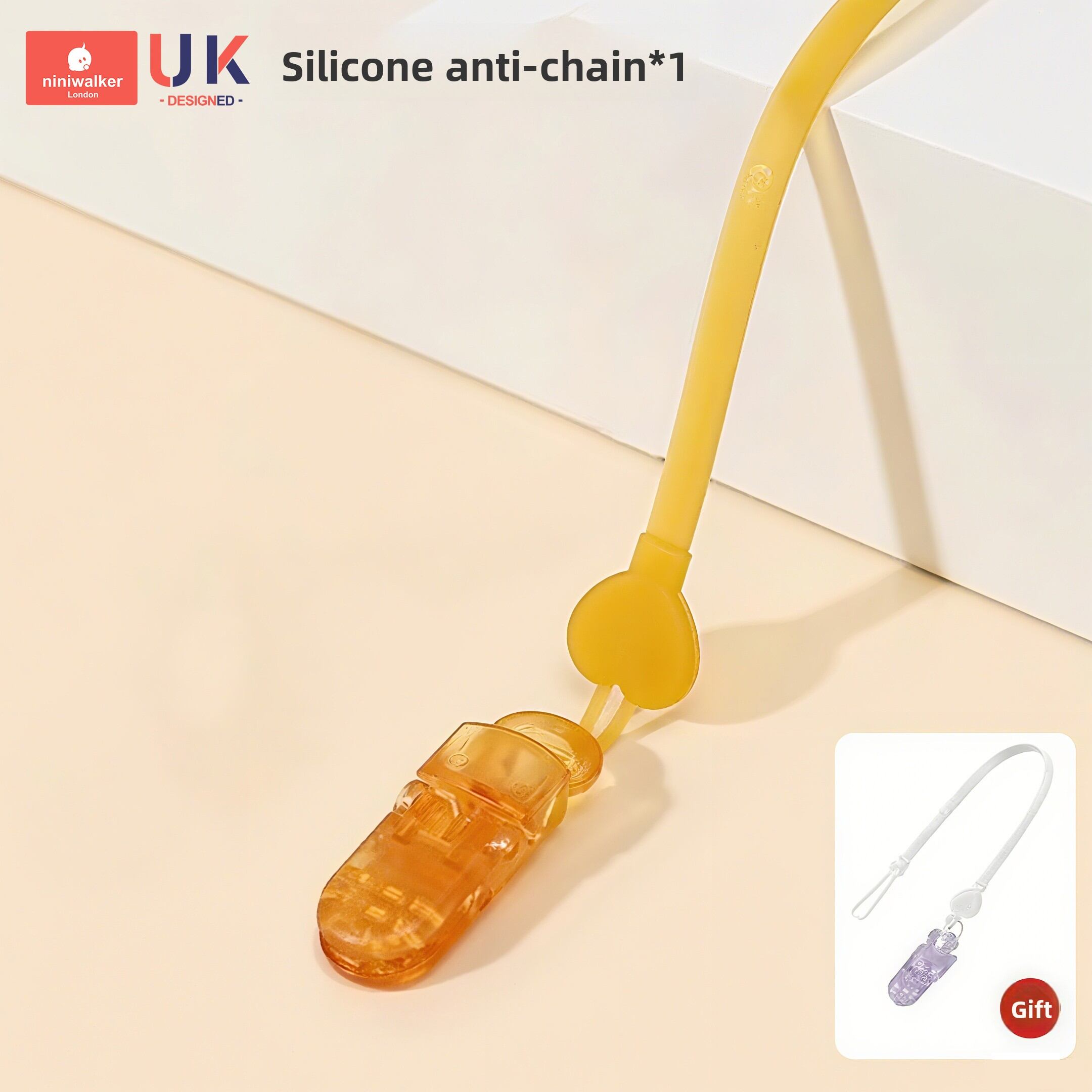 niniwalker | Anti-lost Soothing Pacifier Toy Silica Gel