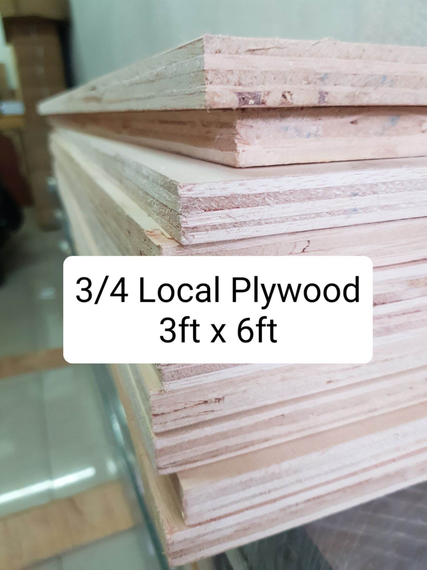 3/4 Local Plywood 3ft x 6ft Lazada PH