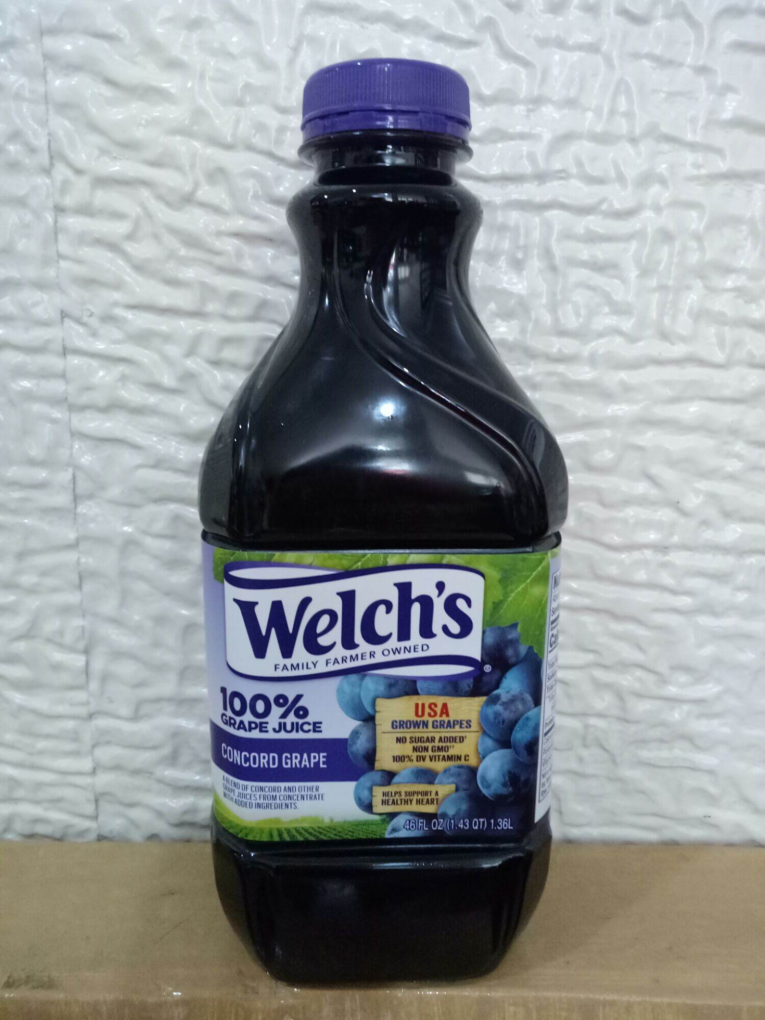 USA Welch's 💯 Grape Juice (Concord Grape NO SUGAR ADDED) 46oz/1.89L