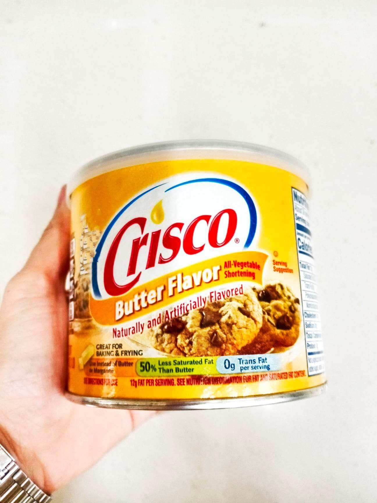 453g Crisco Butter Flavor All Vegetable Shortening Transfat Free Gluten