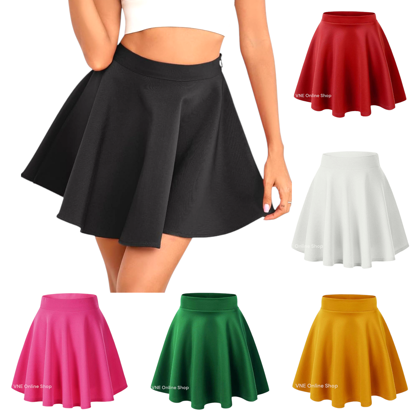 Palda For Folk Dance: Red Chiffon Dance Skirt, Large Swing Skirt