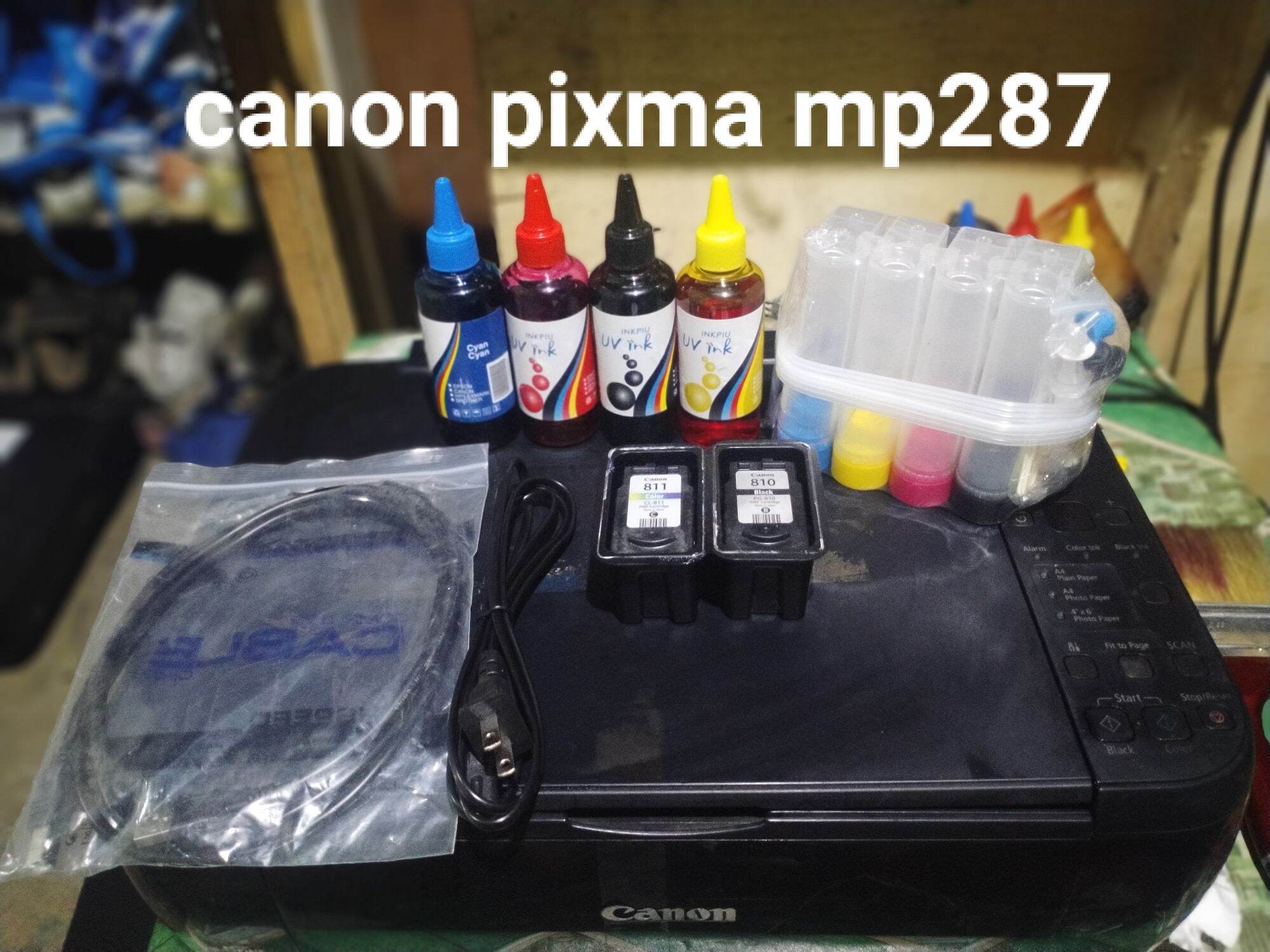 CANON PIXMA MP287 INKJET PHOTO PRINTER Converted to Ciss ( 3IN1 PRINTER