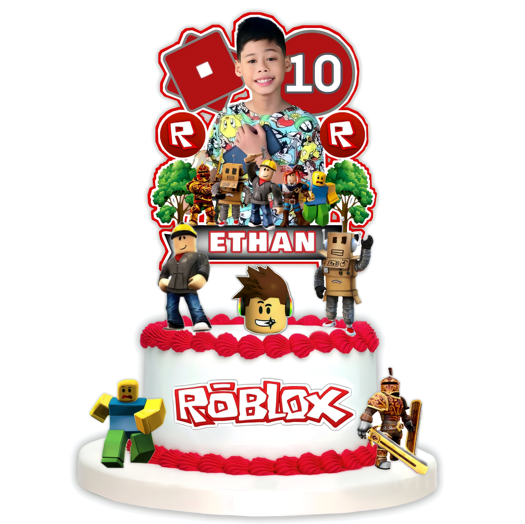 Roblox Cake Topper Edible. | The Cake Fairy Craft