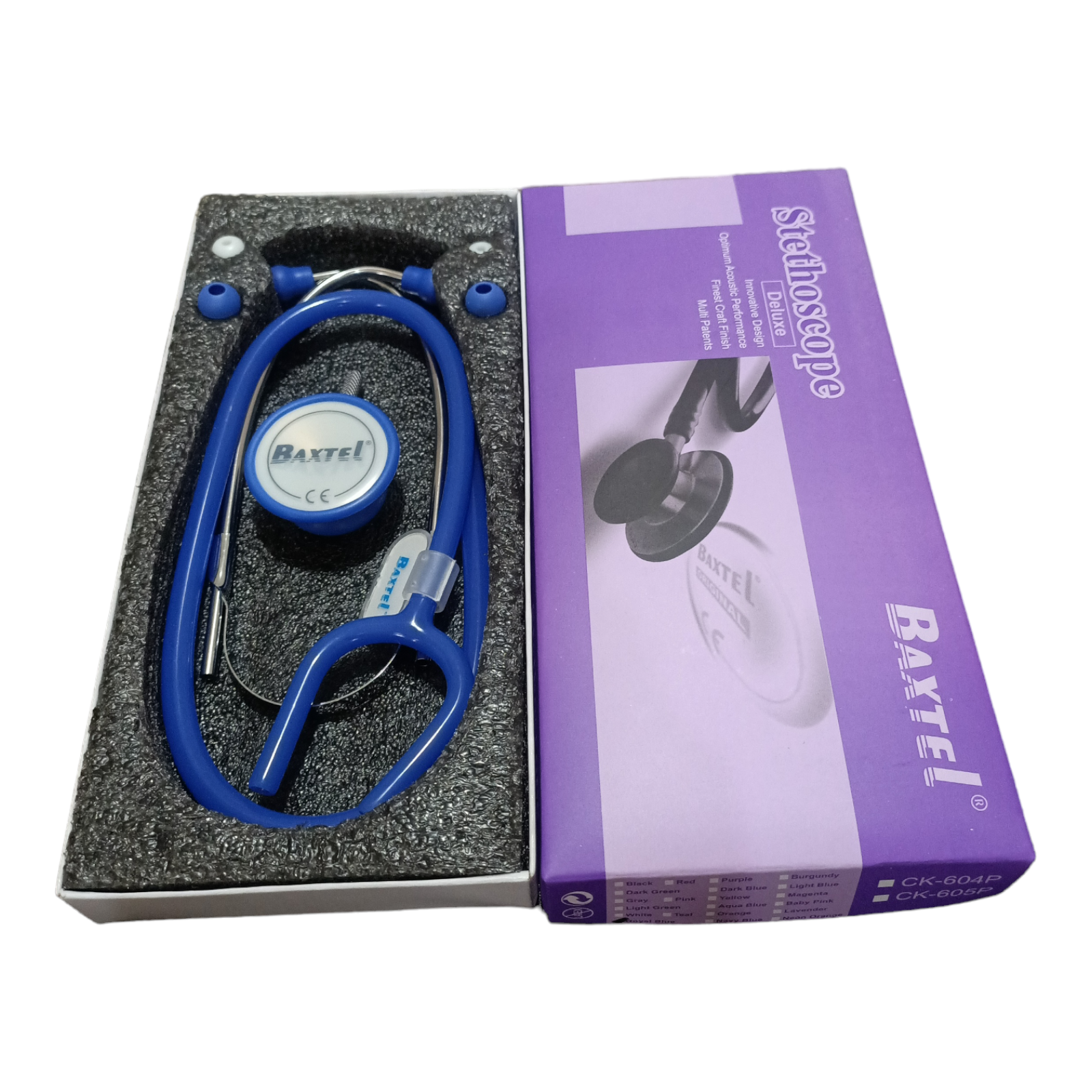 Baxtel Deluxe Stethoscope Royal Blue