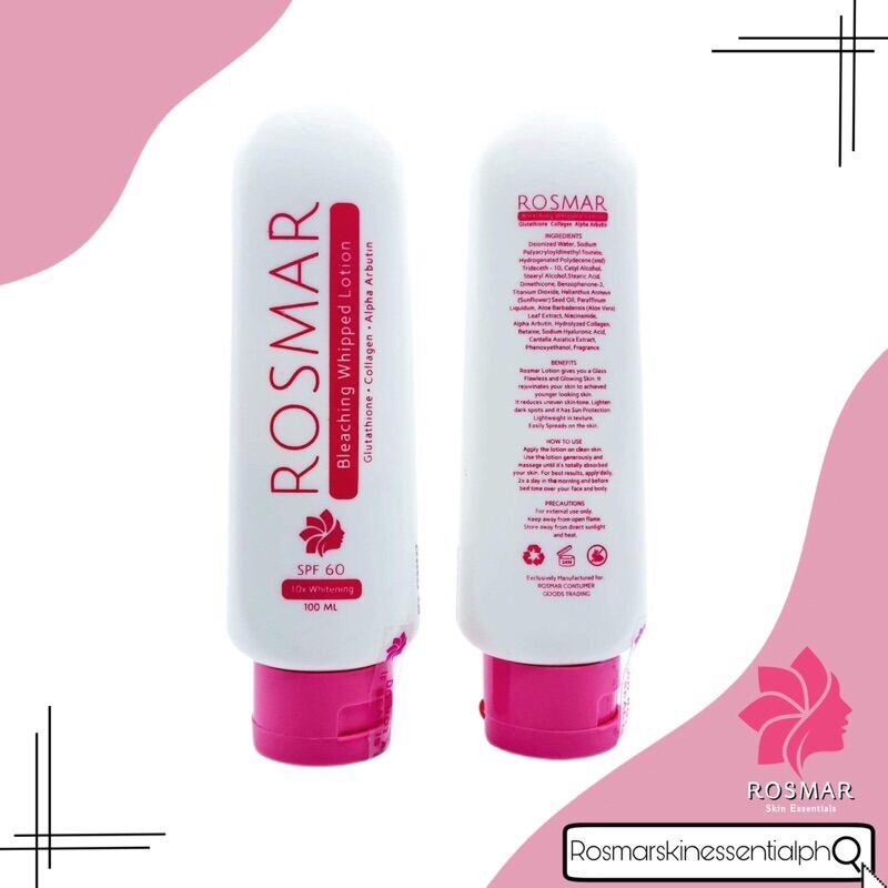 BUY1TAKE1 ROSMAR BLEACHING WHIPPED LOTION 100ML Lazada PH