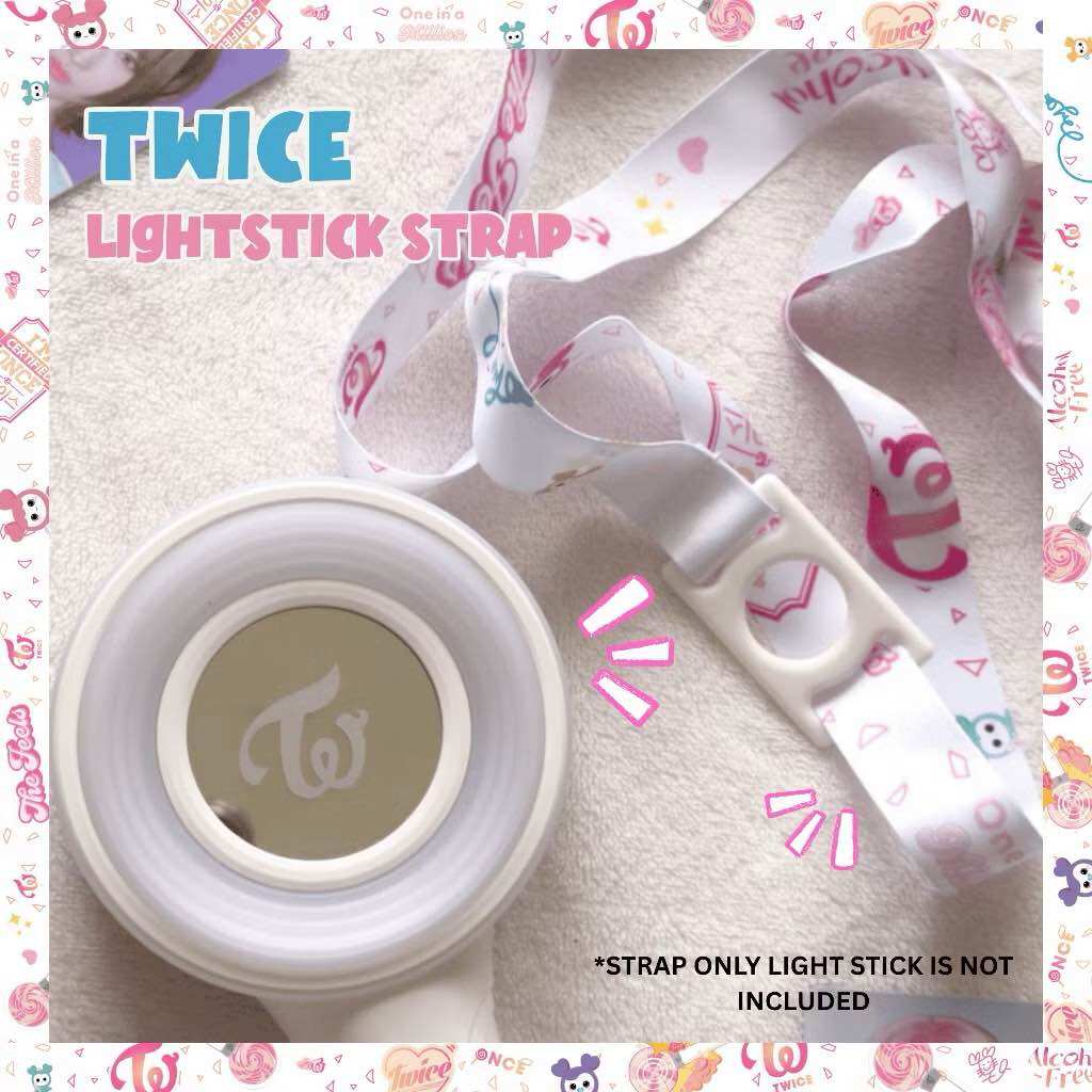 TWICE Candybong Lightstick Strap Lanyard Adjustable Strap Holder Light Stick Once