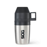 SOG 350ml 2-in-1 Portable Coffee Grinder with Stainless Steel Cup Hand Mill Small Manual Bean Crusher Travel Camping Supplies