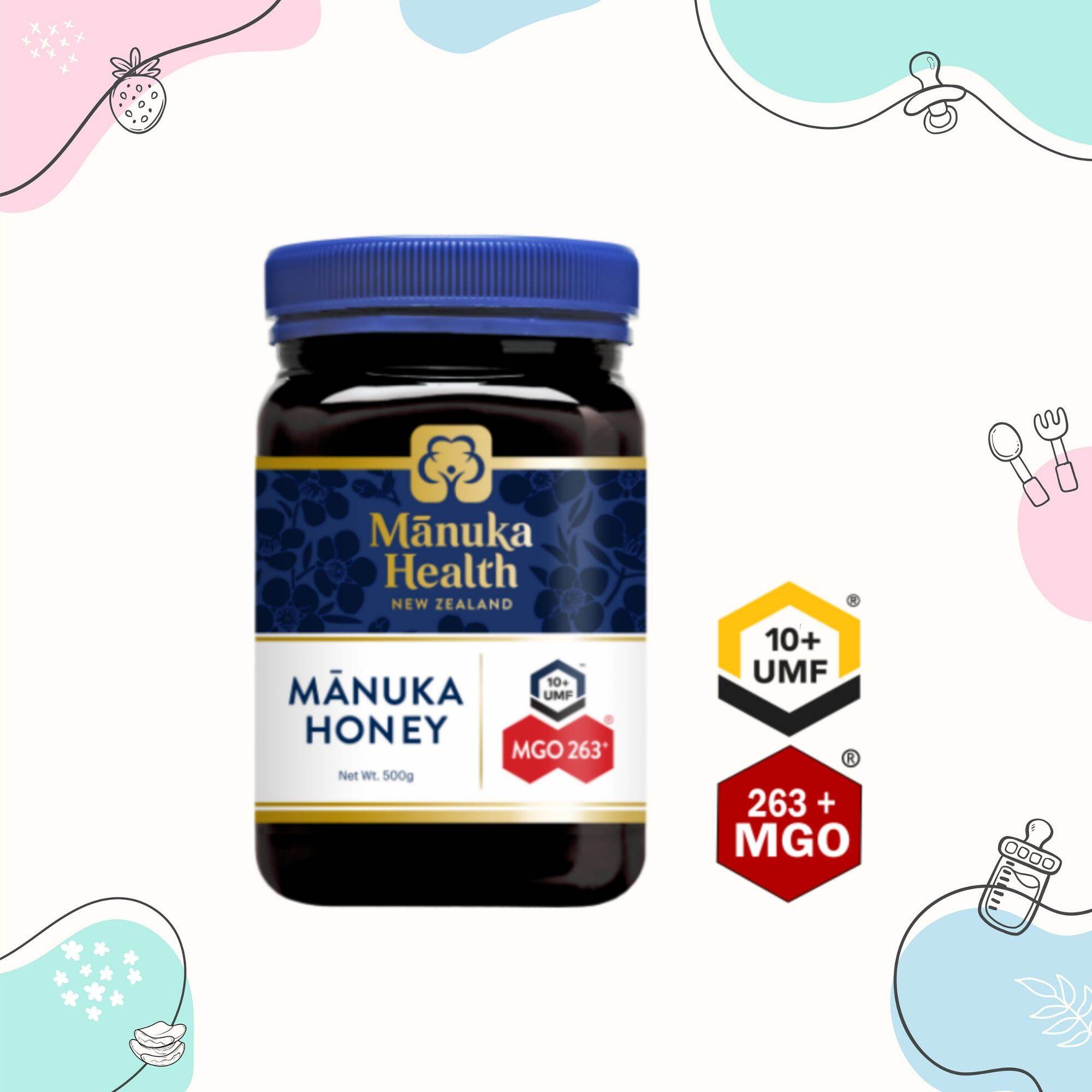 Manuka Health Mgo 263 Umf 10 Certified Raw Manuka Honey 500g 100 Pure New Zealand 