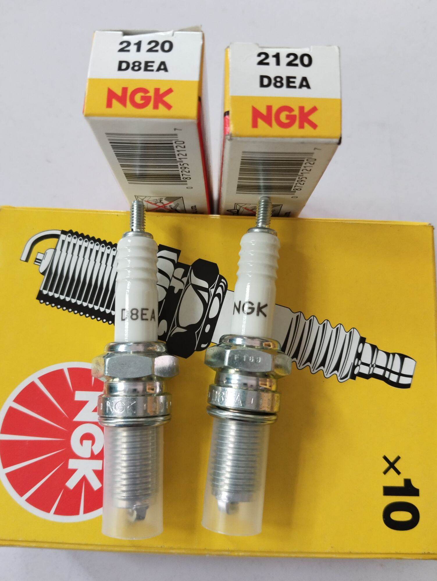 NGK D8EA SPARK PLUG ORIGINAL FOR TMX 125/ 155 / RUSI 125/ 150/ SR125/ XLR 200 Lazada PH