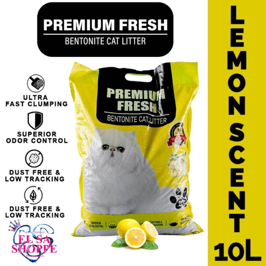 Premium Fresh Bentonite Cat Litter 10L Lazada PH