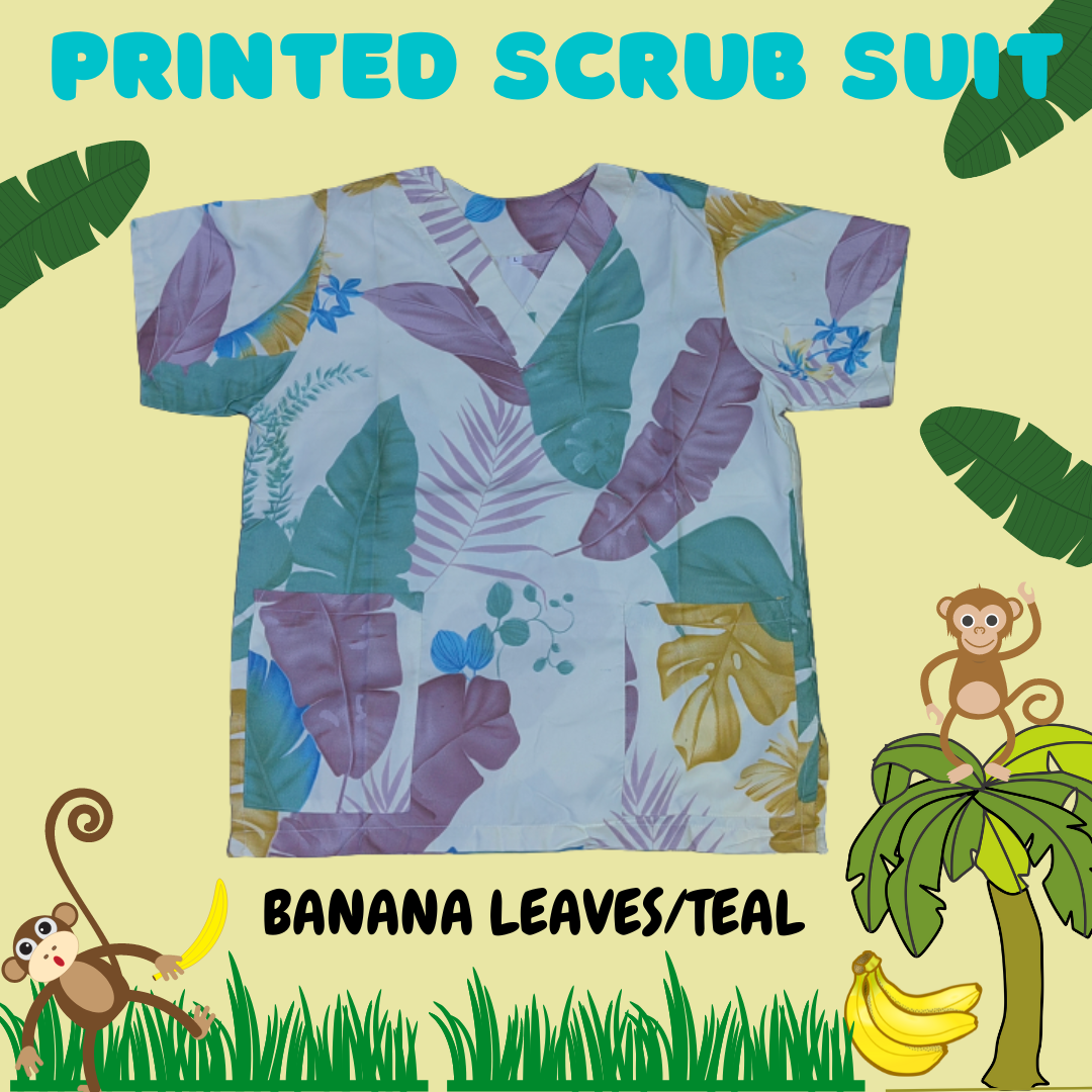 Printed Scrub Suit for men and women/