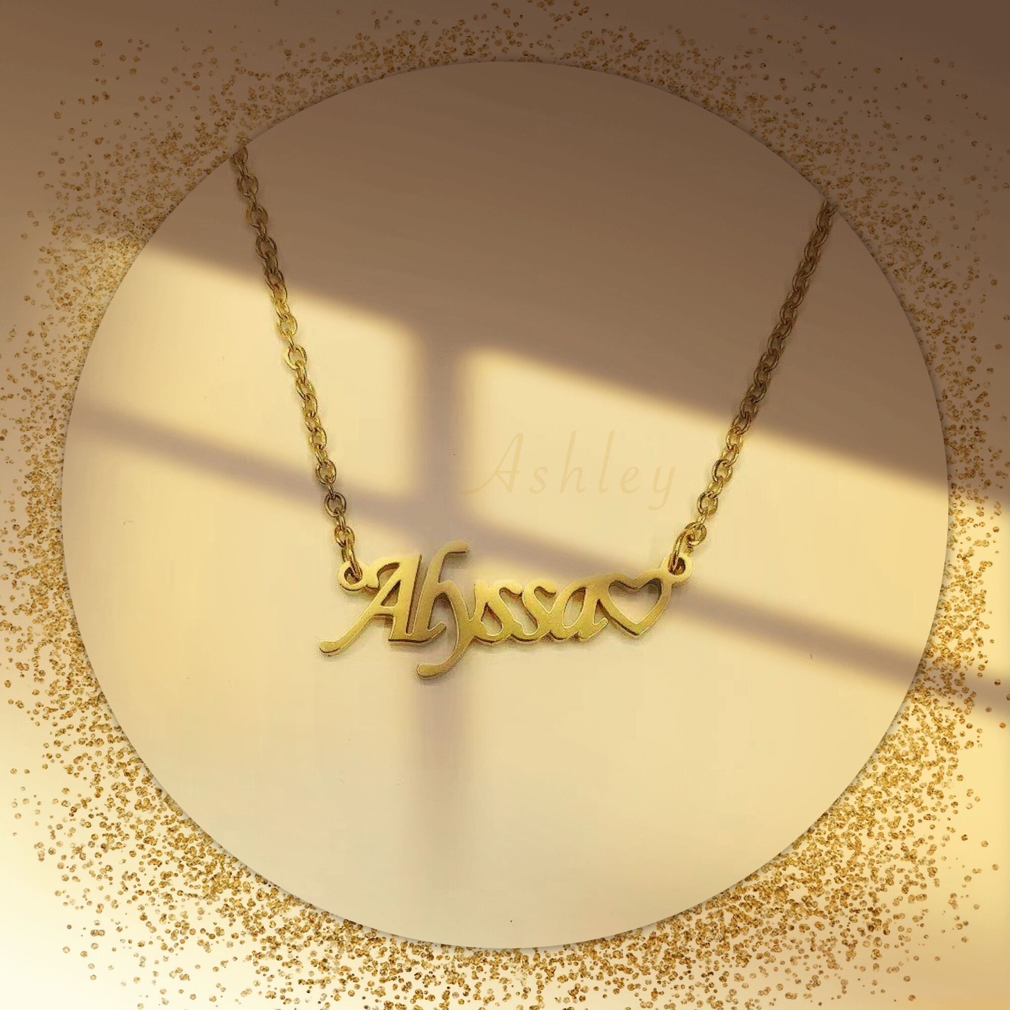 Alyssa name deals necklace