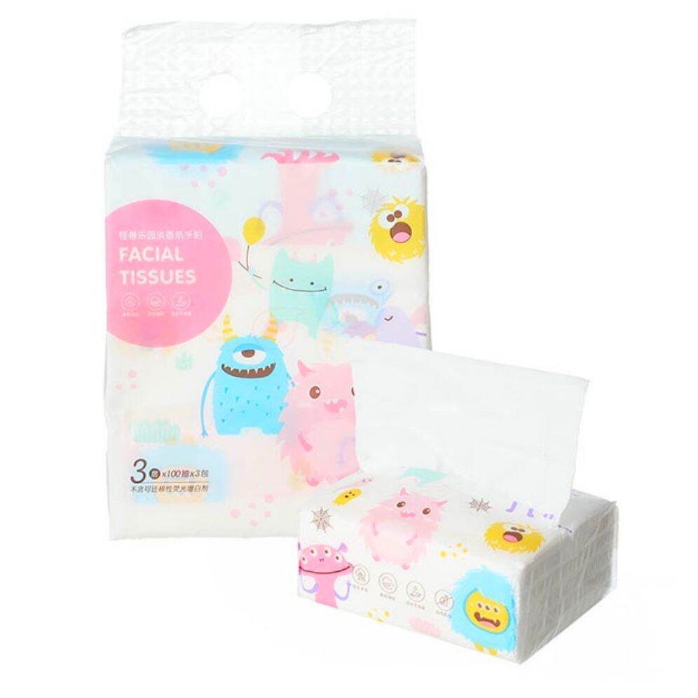 3 PACKS SOFT FACIAL TISSUE TISSUES by Miniso Lazada PH