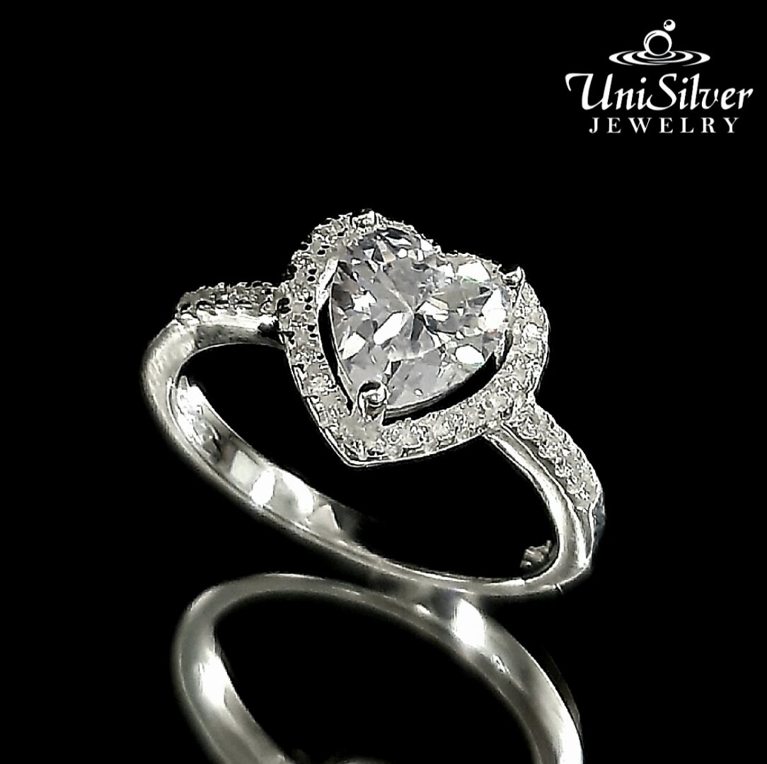 Engagement ring sales unisilver price