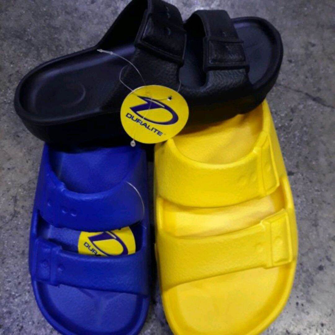 duralite slippers yellow