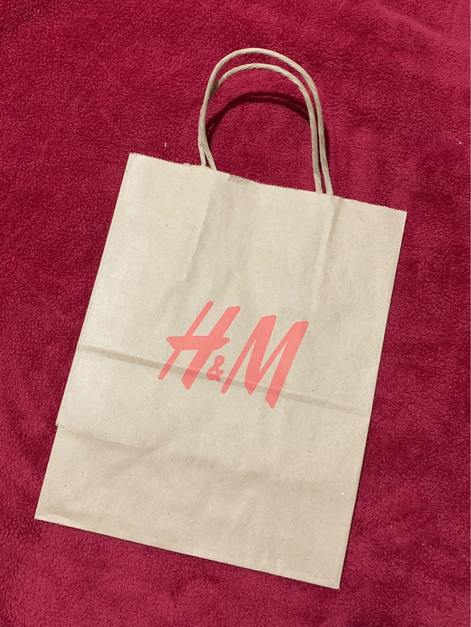 H&M paper bag Lazada PH