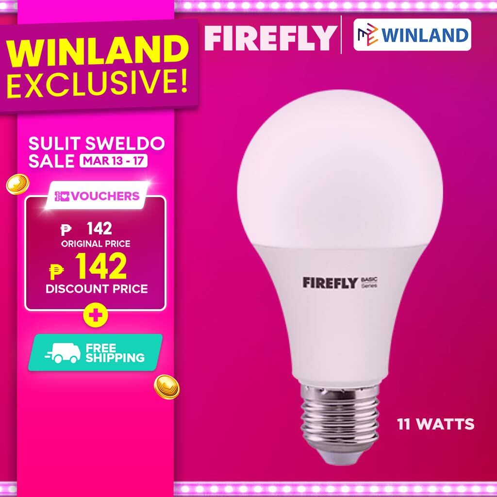 Firefly Basic Series LED Bulb - 9 Watts - Daylight / Cool White / Warm White