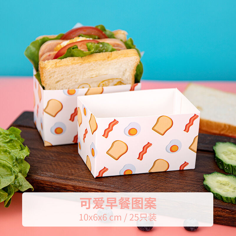 Korean-Style Internet Celebrity Thick Egg Sandwich Packing Box Toast ...