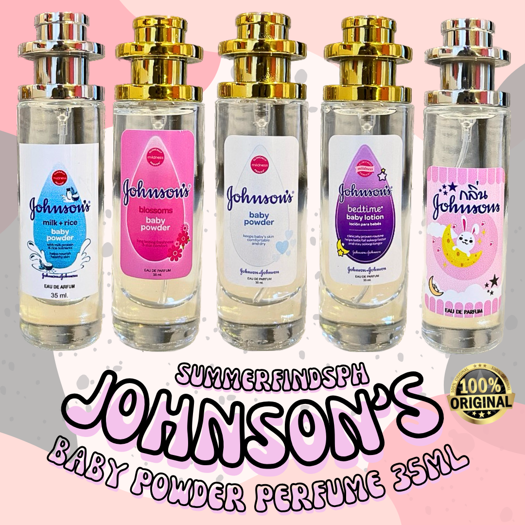 Thailand Johnson's Baby Powder Perfume 35ml Milk + Rice Bunny Blossom Bedtime  Baby Powder Scent Eau de Parfum