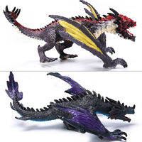 Realistic Fantasy Night Dragon Model Toy