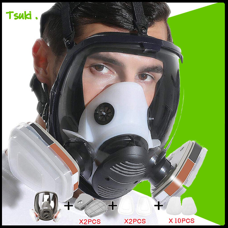 6800 Gas Mask - Full Face Respirator with Multi-Functions