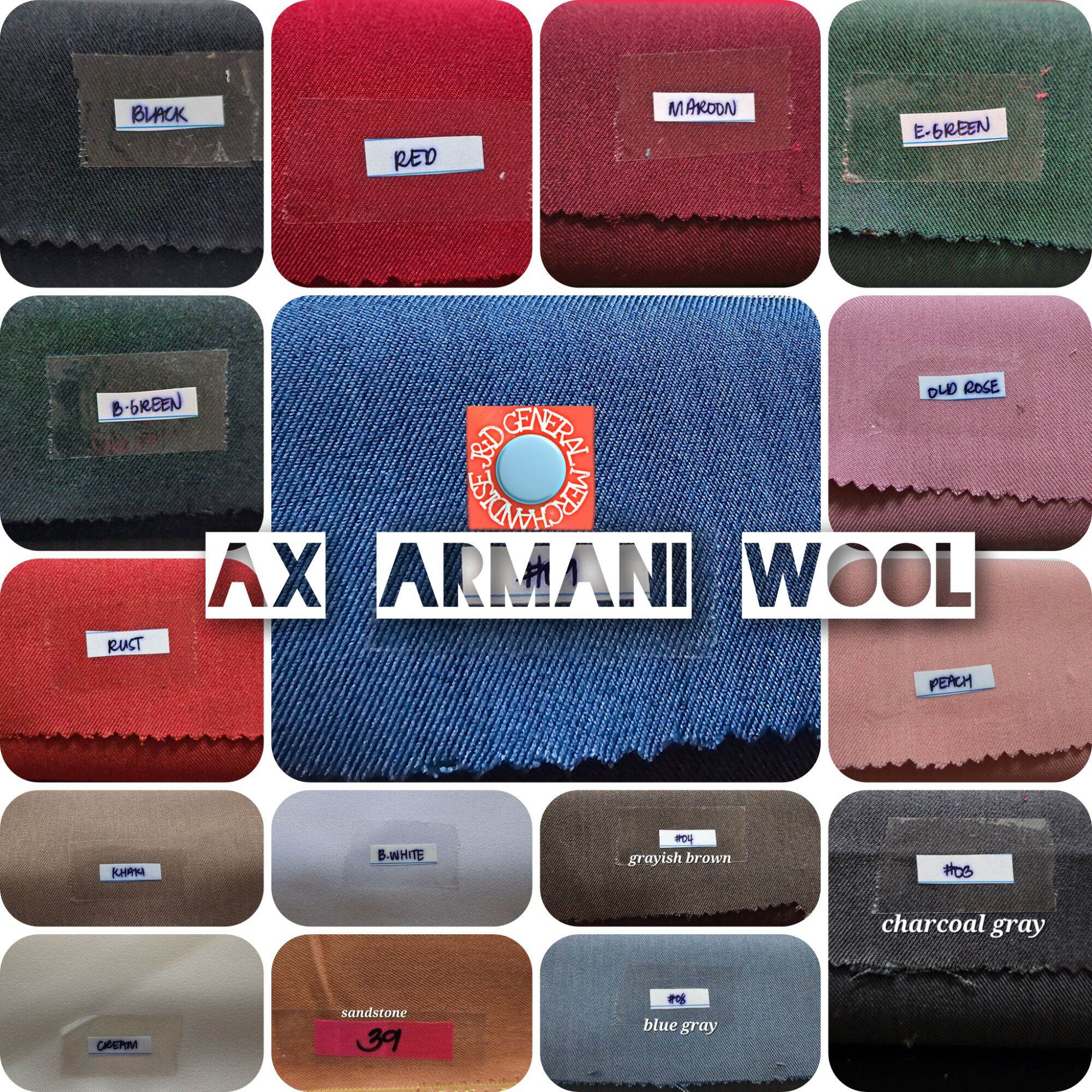 AX ARMANI WOOL FABRIC 60"