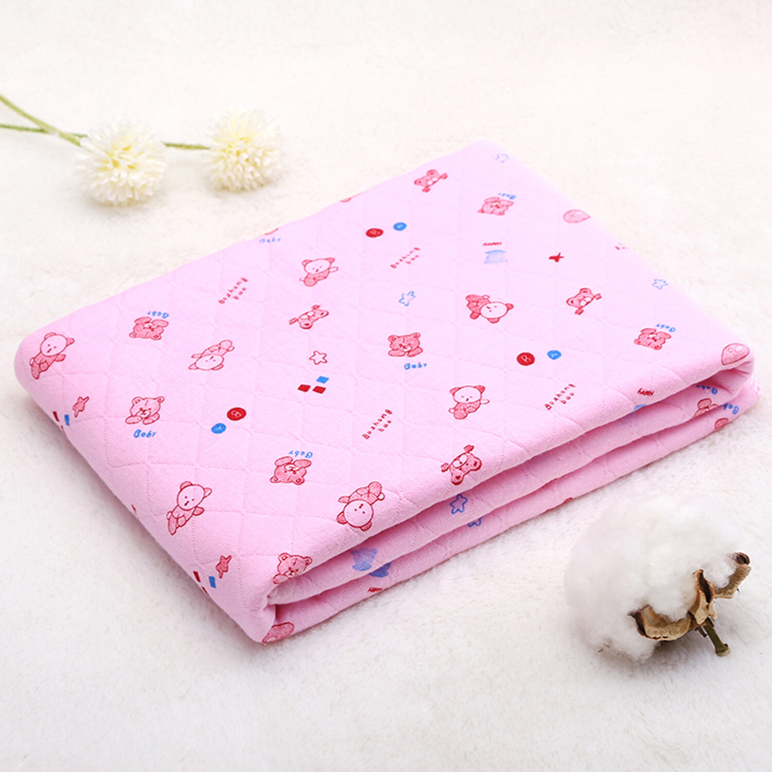 C&C Baby Infant Baby Receiving Blanket Baby Blanket Wrap Swaddle NewBorn Pure Cotton Summer Towel Wrappers Baby Needs Gift