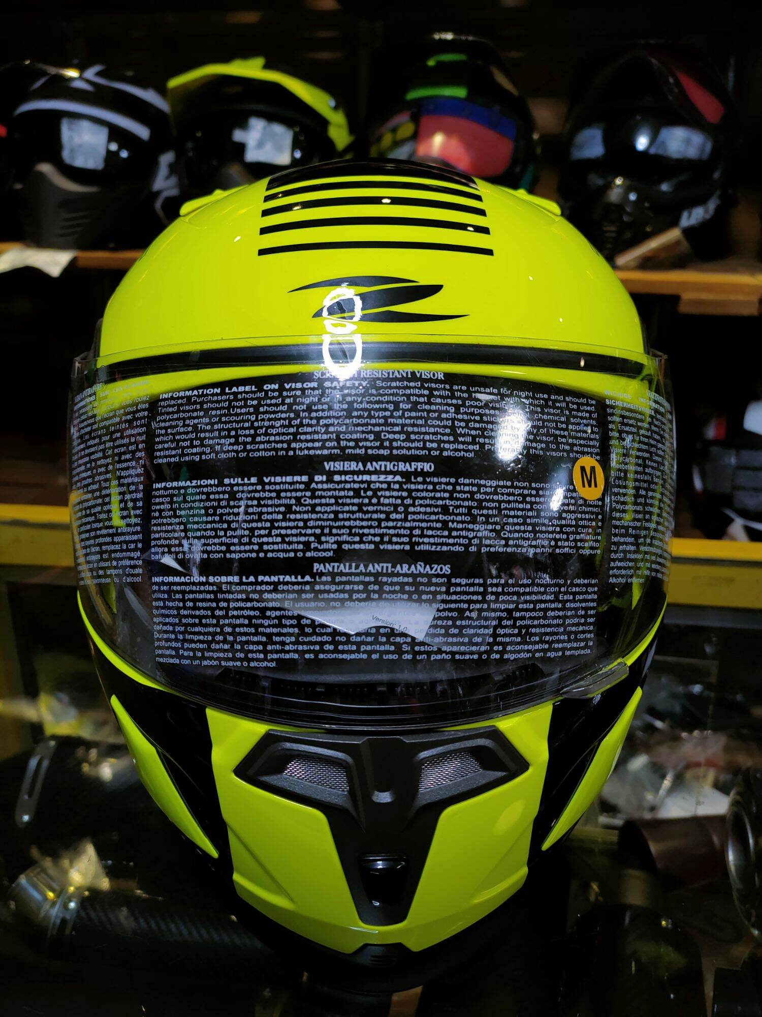 zeus helmet dual visor