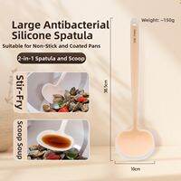 DEBO | Food-Grade Non-Stick Silicone Cooking Spoon for High Temperature Use