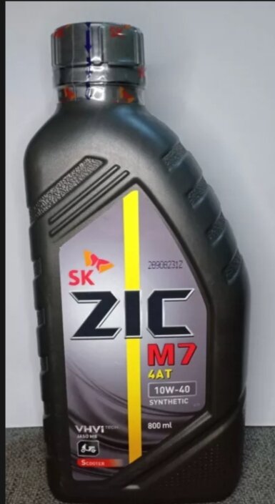SK ZIC M7 4AT SCOOTER 10W-40 SYNTHETIC 800ml