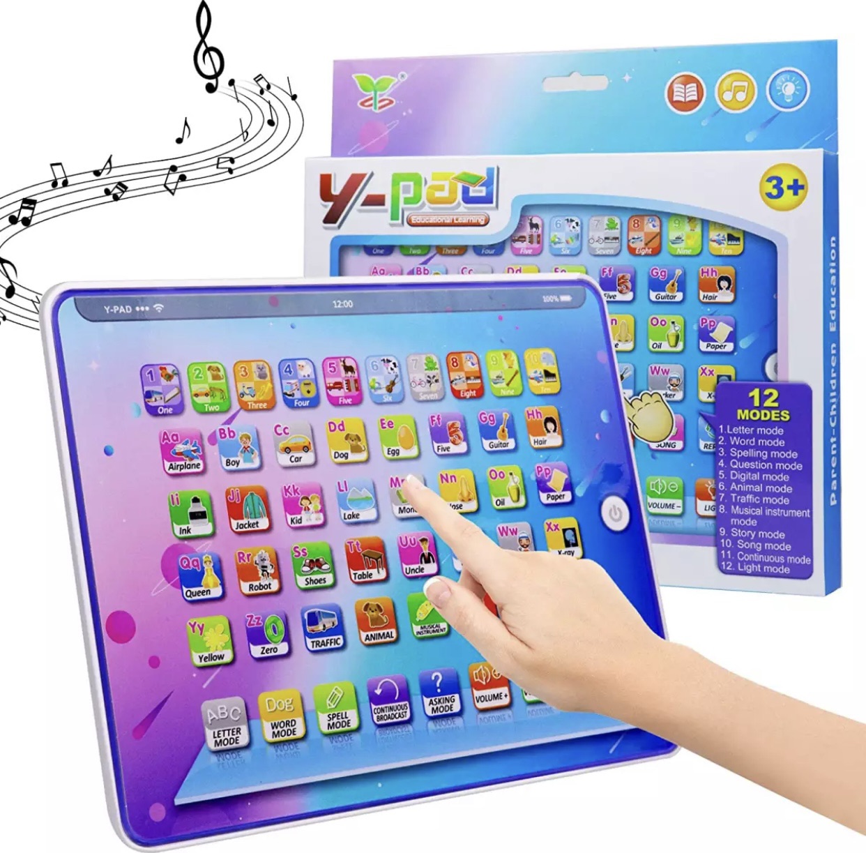 English YPad Educational Learning Tablet Computer i-pad Toy Kids Children gift! 