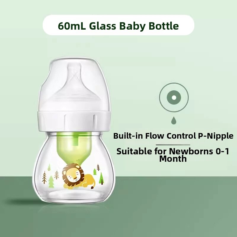 Dr Brown’s Natural Flow | Wide Neck Anti-colic Glass Bottle 60ml
