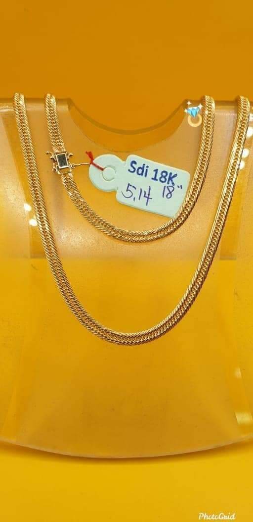 Japan Style Chain Triple Lock Saudi Gold 18k Nasasanla Lazada Ph