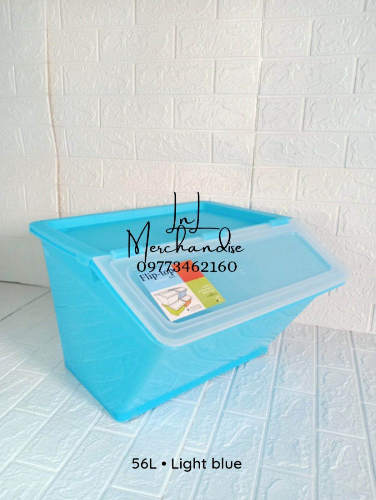 Flip top storage box with bottom wheels Lazada PH